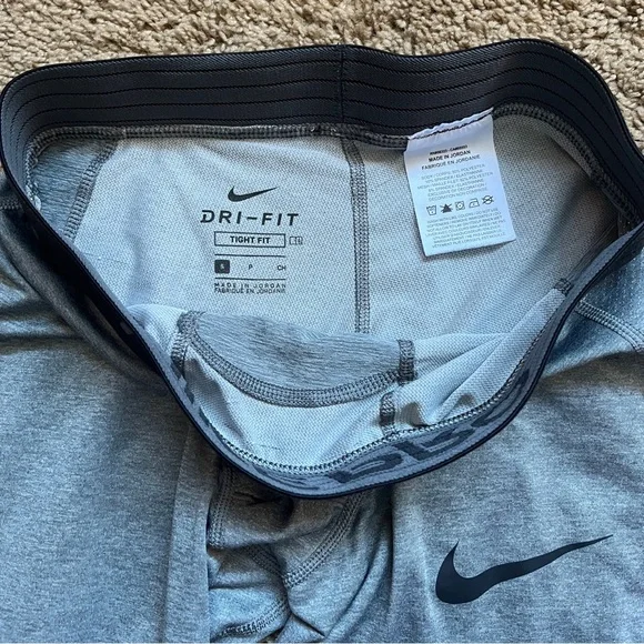 Mens Nike Pro Dri-Fit 3/4 Compression Pants Small Mens Nike Leggings - Picture 8 of 10